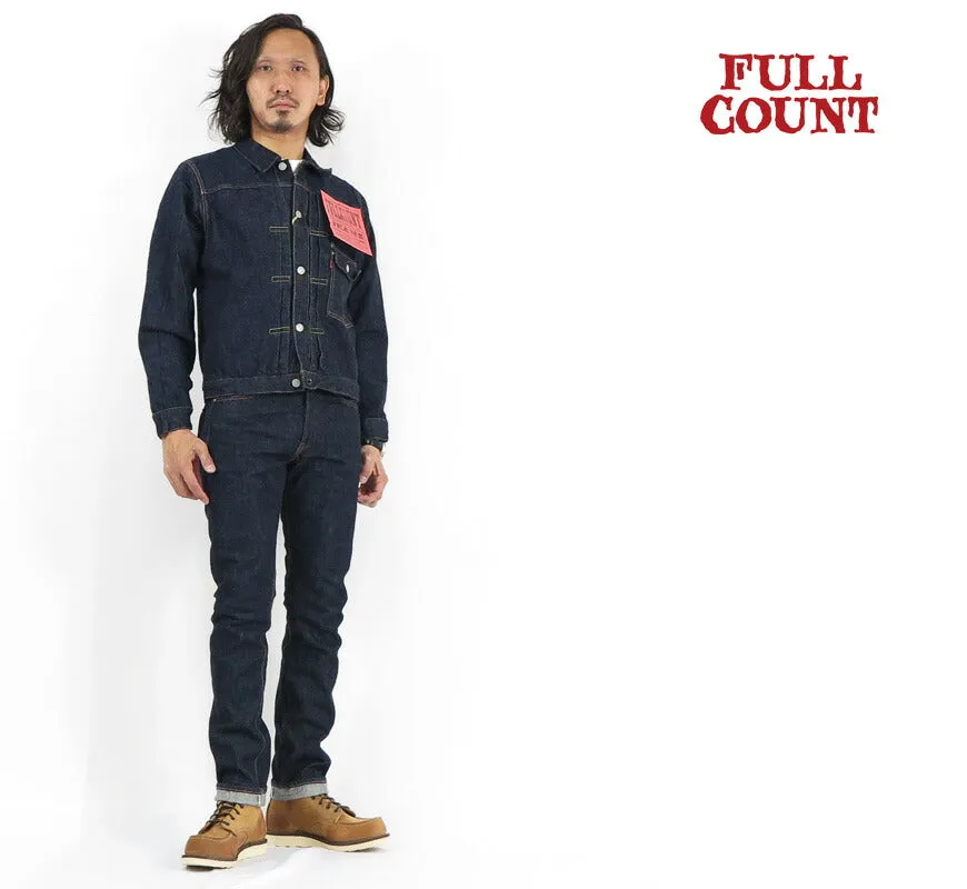 フルカウント FULLCOUNT デニム ジャケット 1stモデル フラップポケット 13.7oz ジンバブエコットン 2107W-20