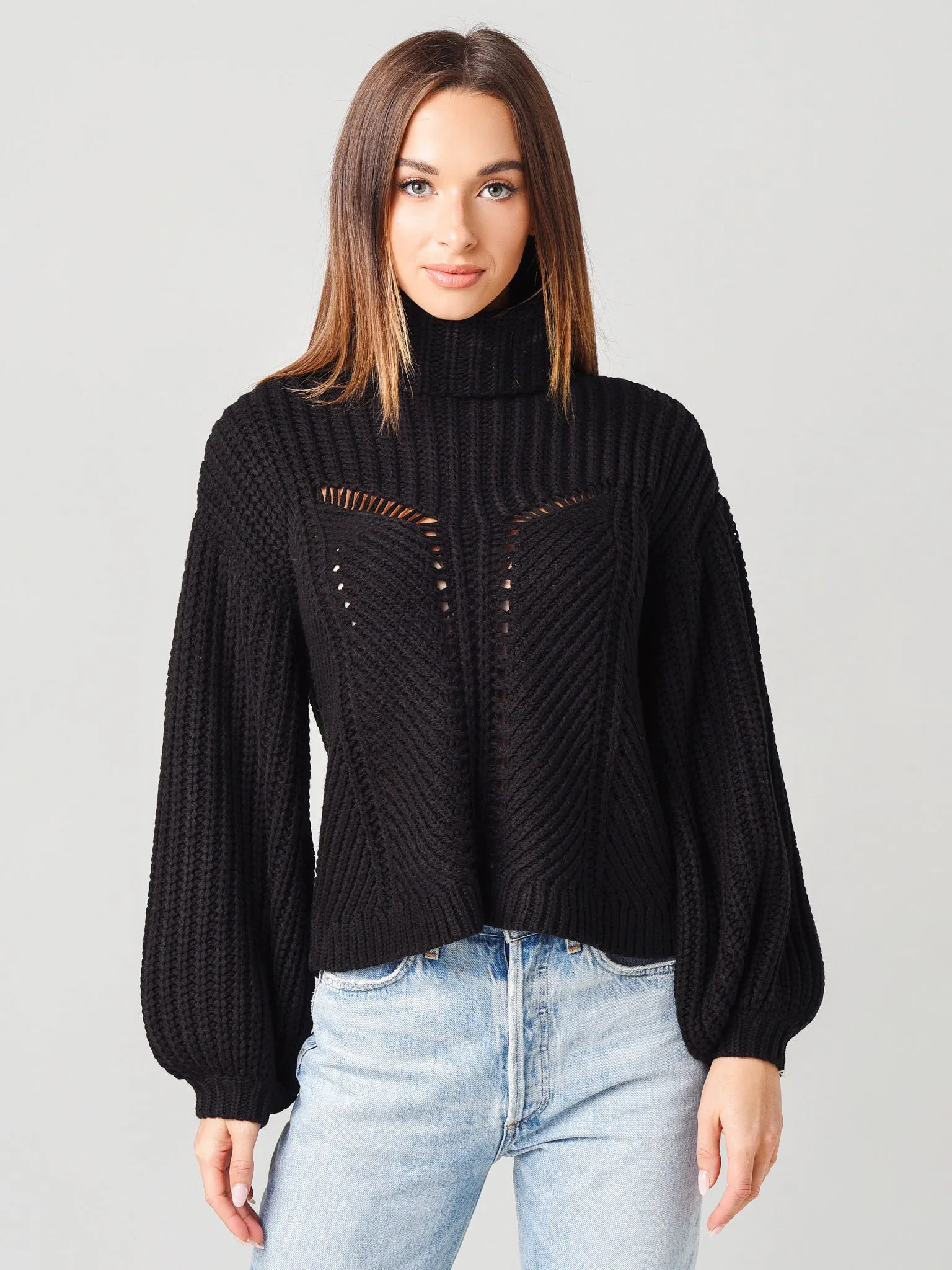 525 Women's Faux Corset Oversized Pullover