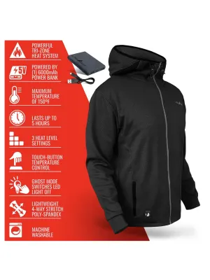 ActionHeat 5V Battery Heated Slim Fit Hoodie - Men's