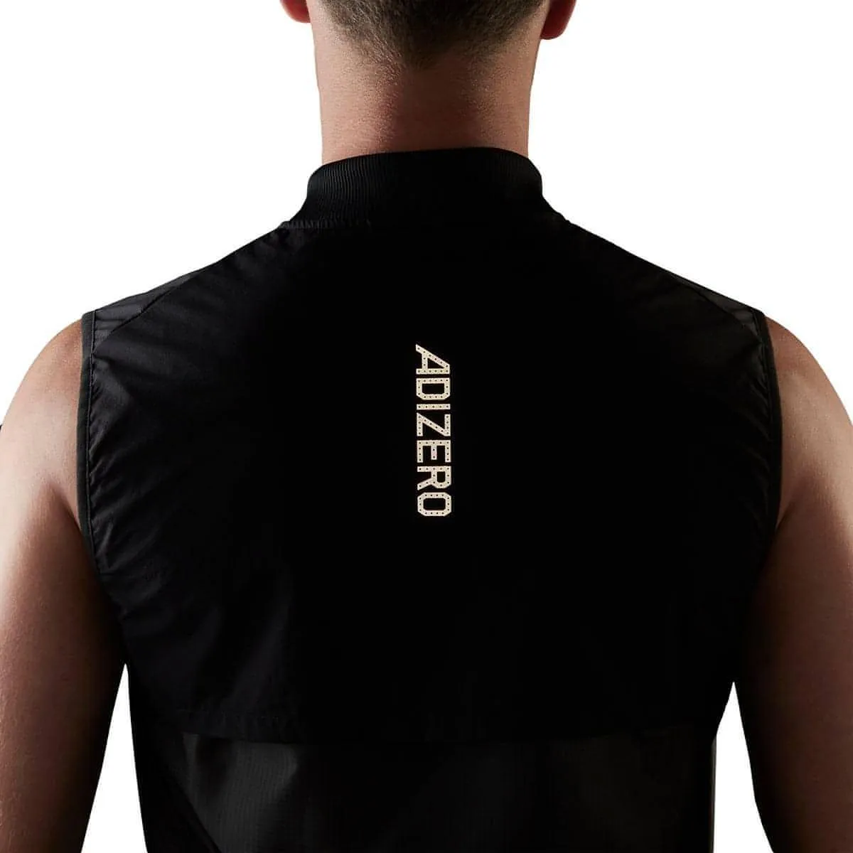 adidas Adizero Mens Running Gilet - Black