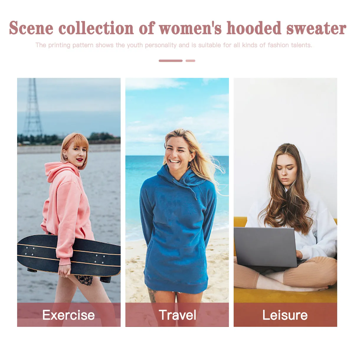 Adventure Awaits Travel Hoodie Dress