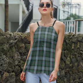 Alexander of Menstry Hunting Tartan Loose Halter Neck Camisole