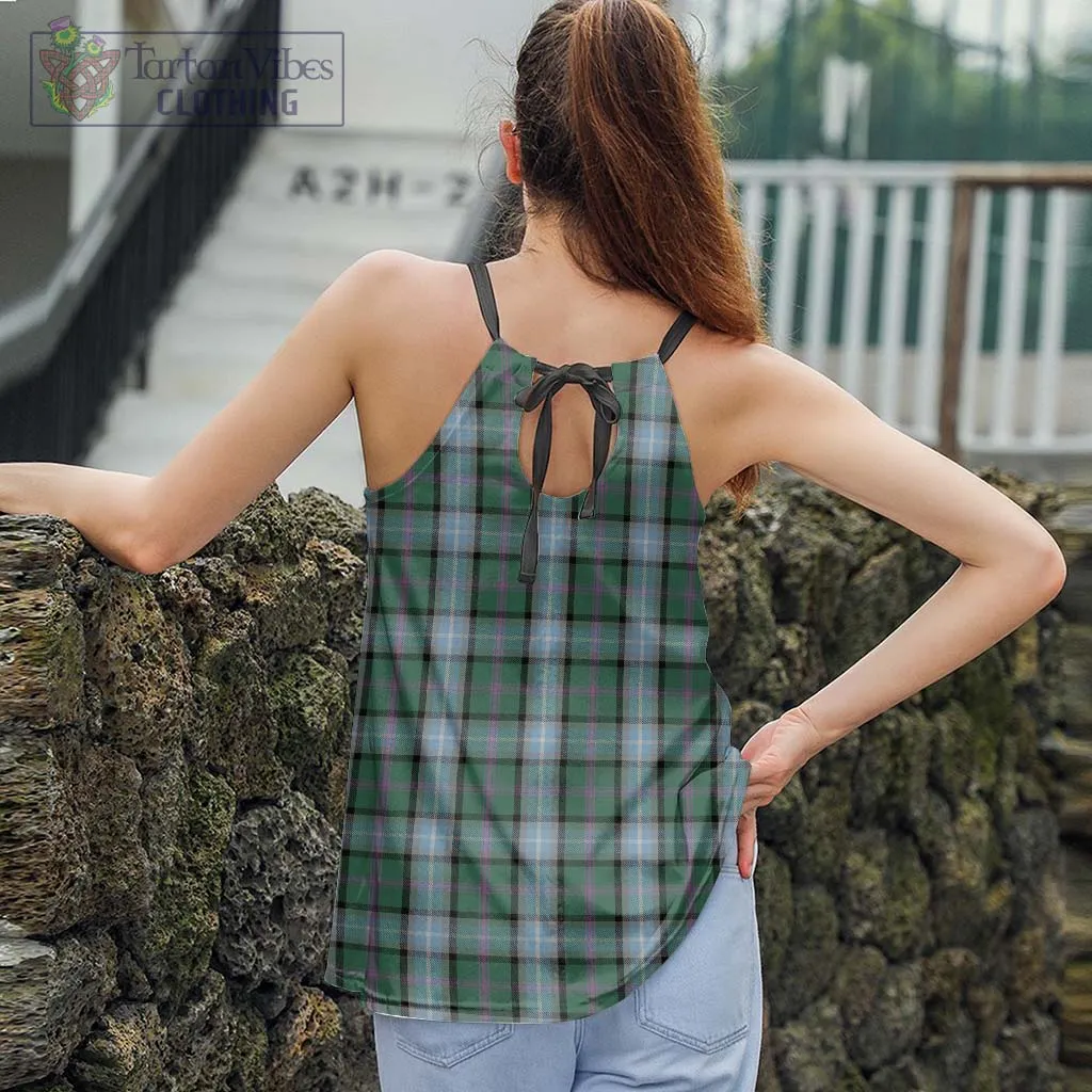 Alexander of Menstry Hunting Tartan Loose Halter Neck Camisole