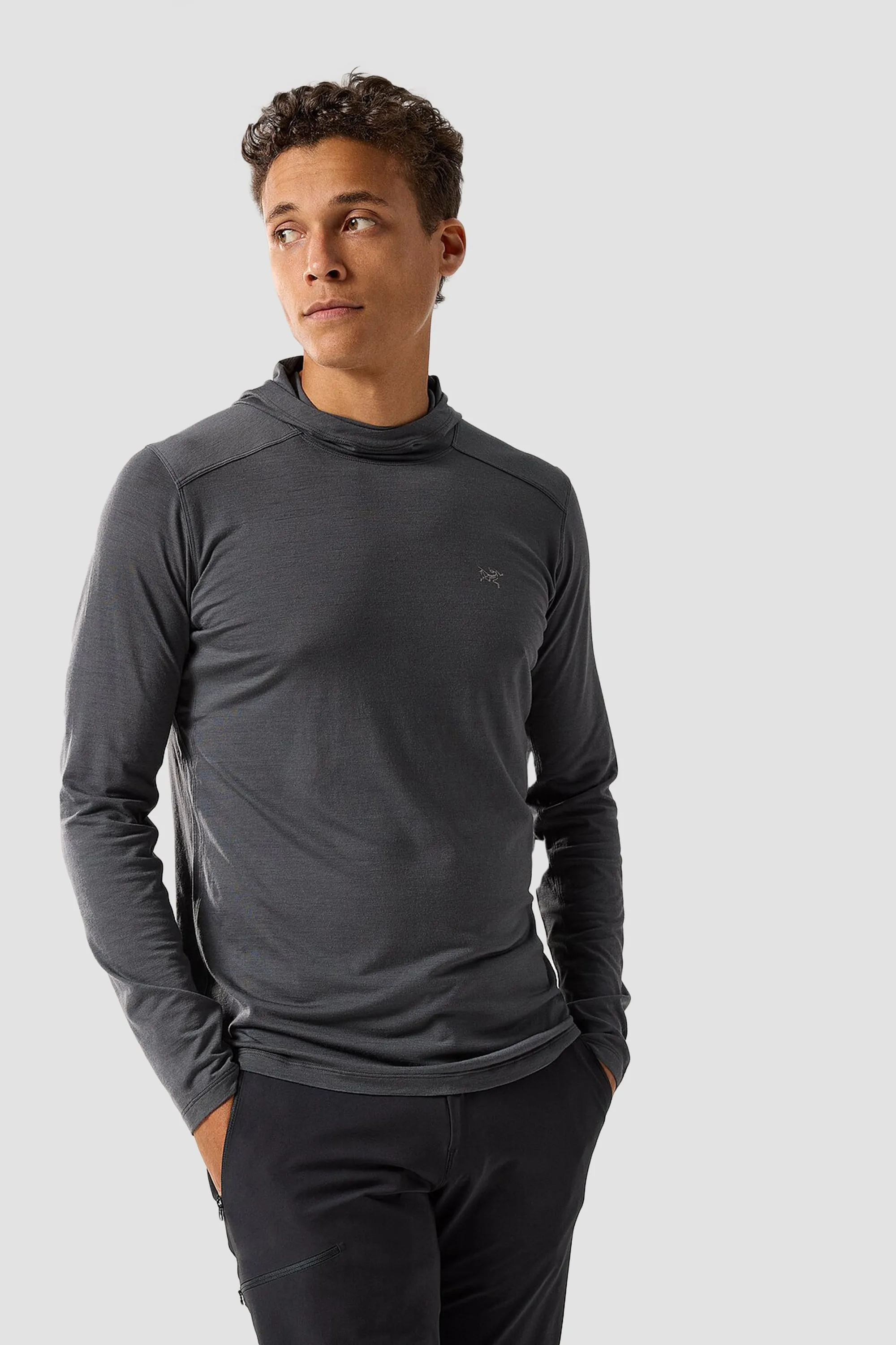 Arc'teryx Men's Ionia Merino Wool Hoody in Cloud