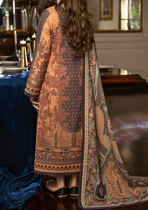 Asim Jofa Asra Pakistani Dress With Winter Shawl