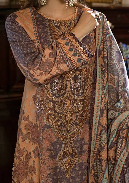 Asim Jofa Asra Pakistani Dress With Winter Shawl