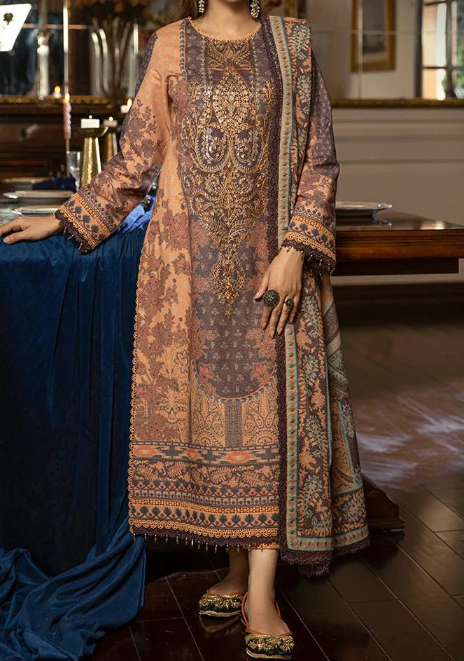 Asim Jofa Asra Pakistani Dress With Winter Shawl