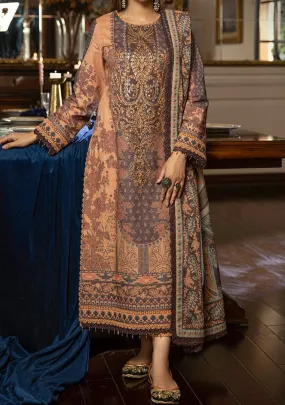 Asim Jofa Asra Pakistani Dress With Winter Shawl