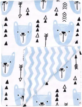 Baby Blanket Blue Bear