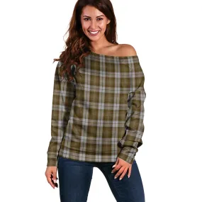 Baillie Dress Tartan Off Shoulder Women Sweater