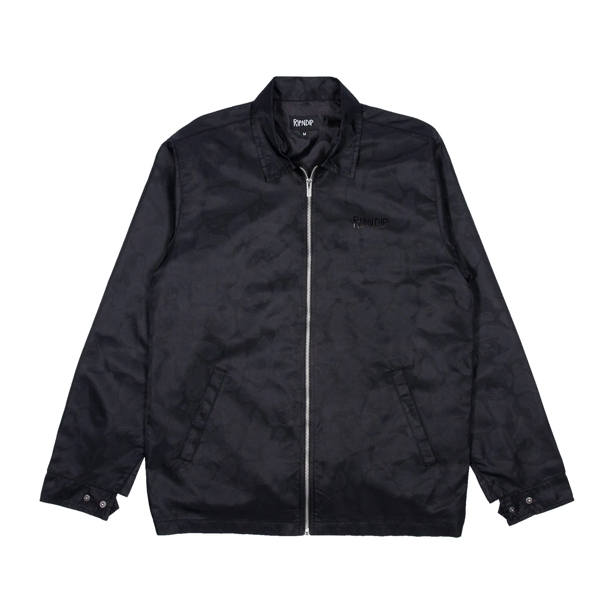 Black Out Nylon Jacket (Black)