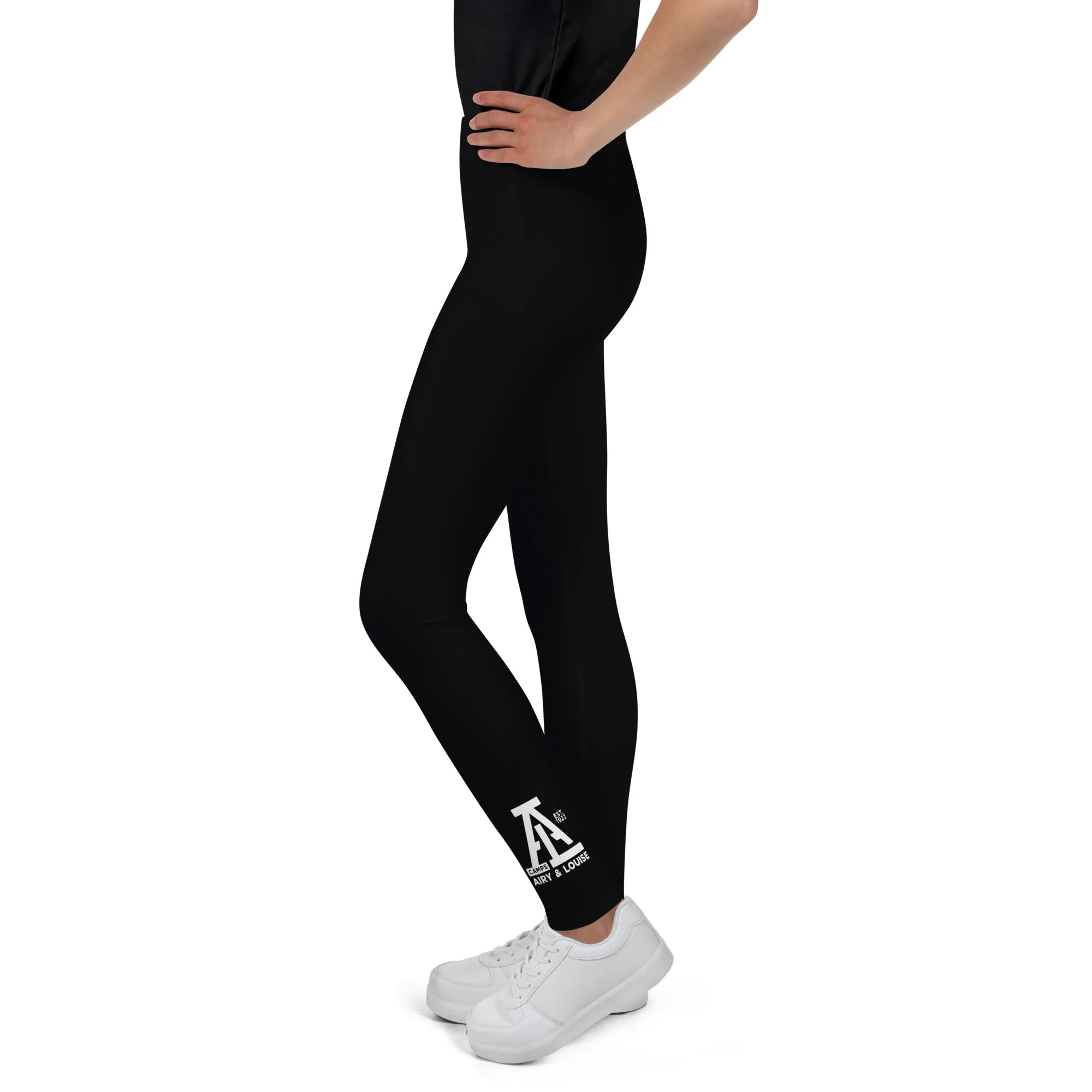 Black/White Youth Leggings