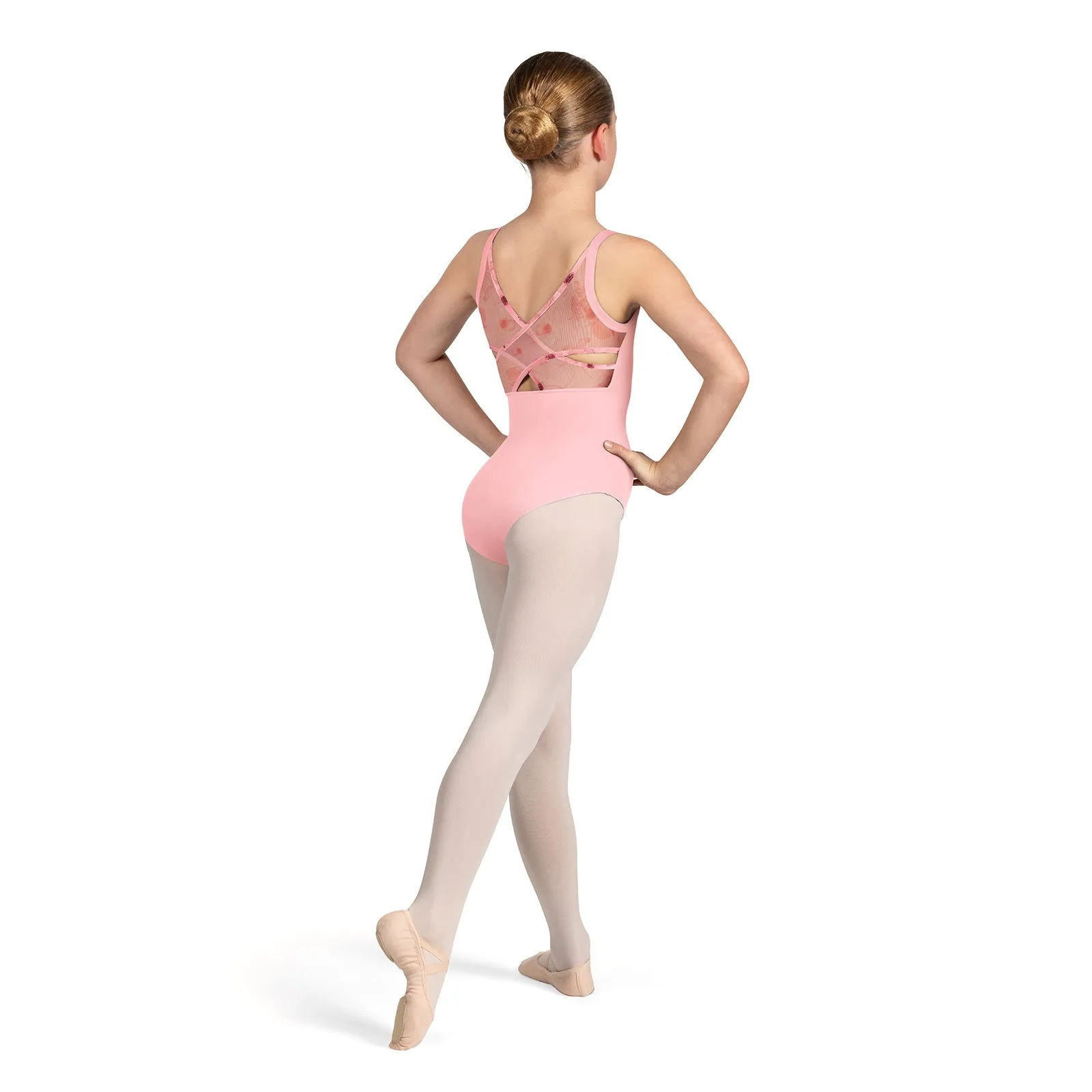 Bloch Girls Lila Floral Camisole Leotard