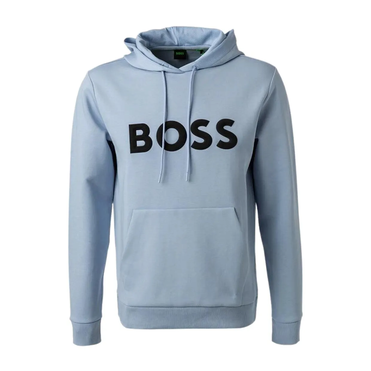 BOSS Rubberised Logo Soody 1 Blue Hoodie