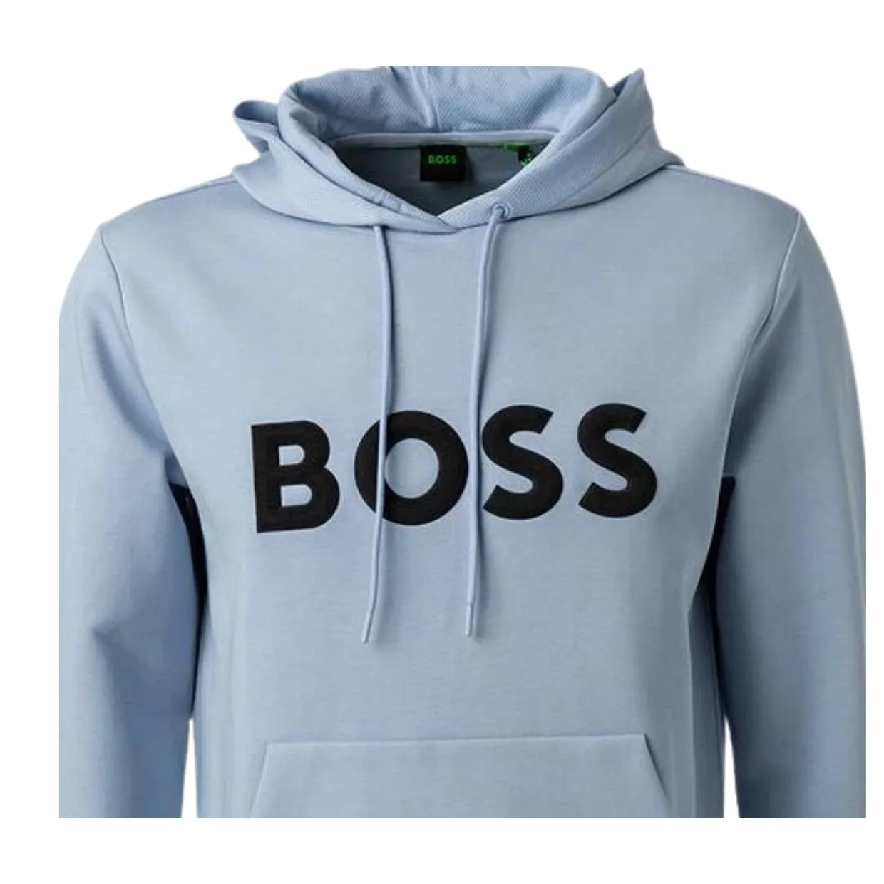 BOSS Rubberised Logo Soody 1 Blue Hoodie