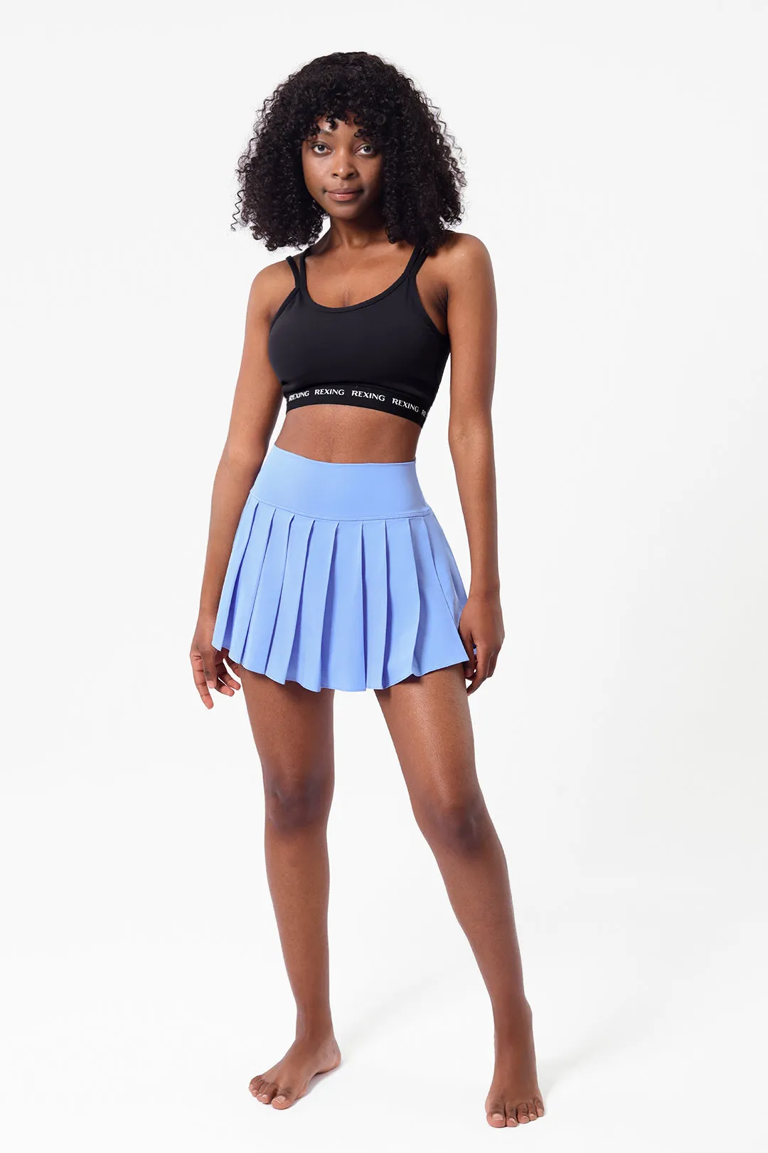 Breathable Tennis Skirt with Shorts and Pockets