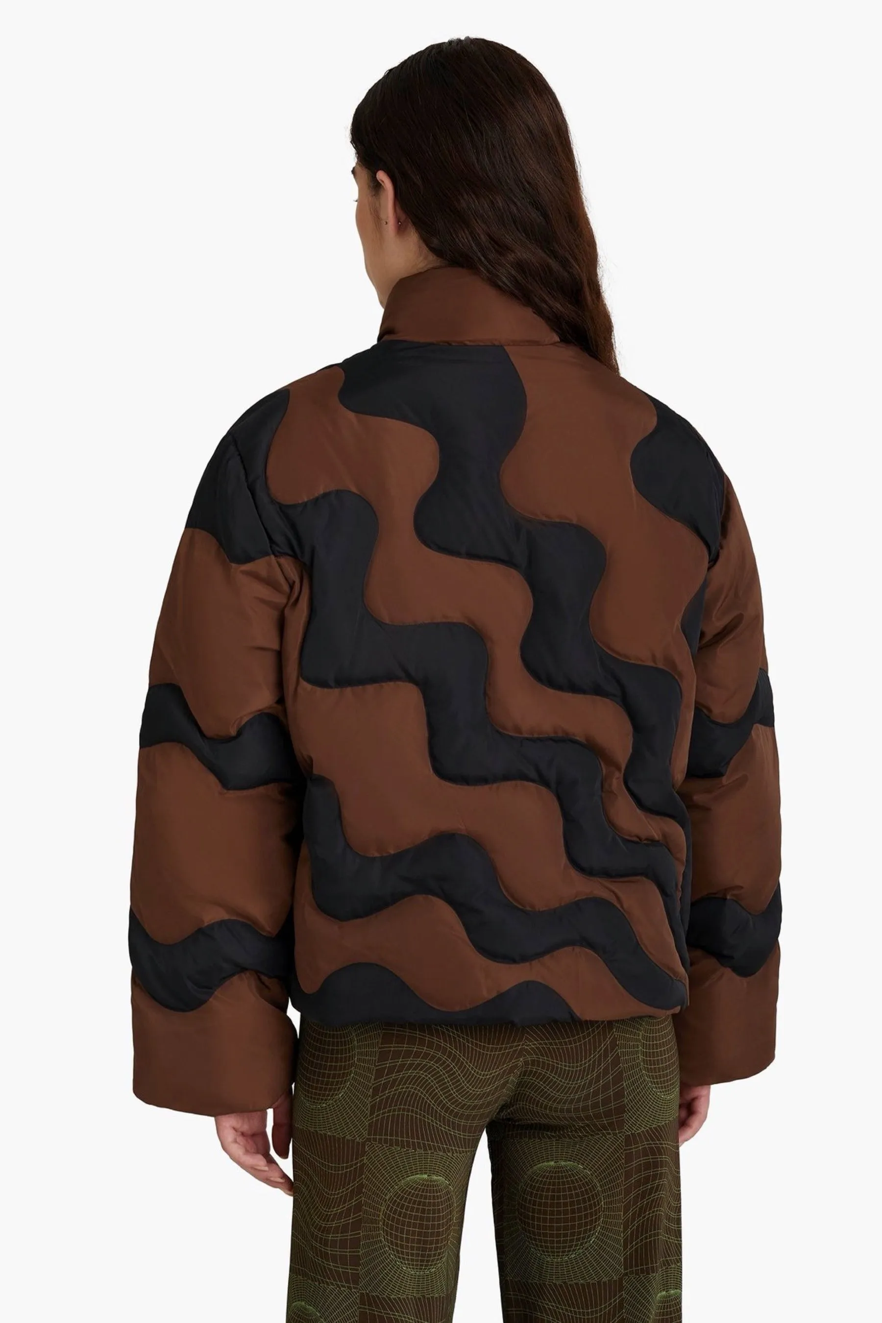 Brown Hokusai Jacket