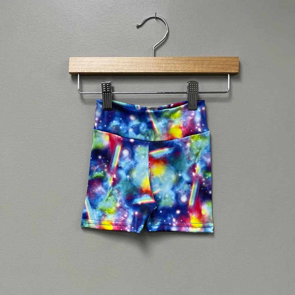 Bumblito Cartwheel Shorts ~ Rainbow Galaxy