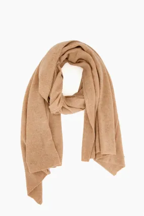 Camel Heather Cashmere Travel Wrap