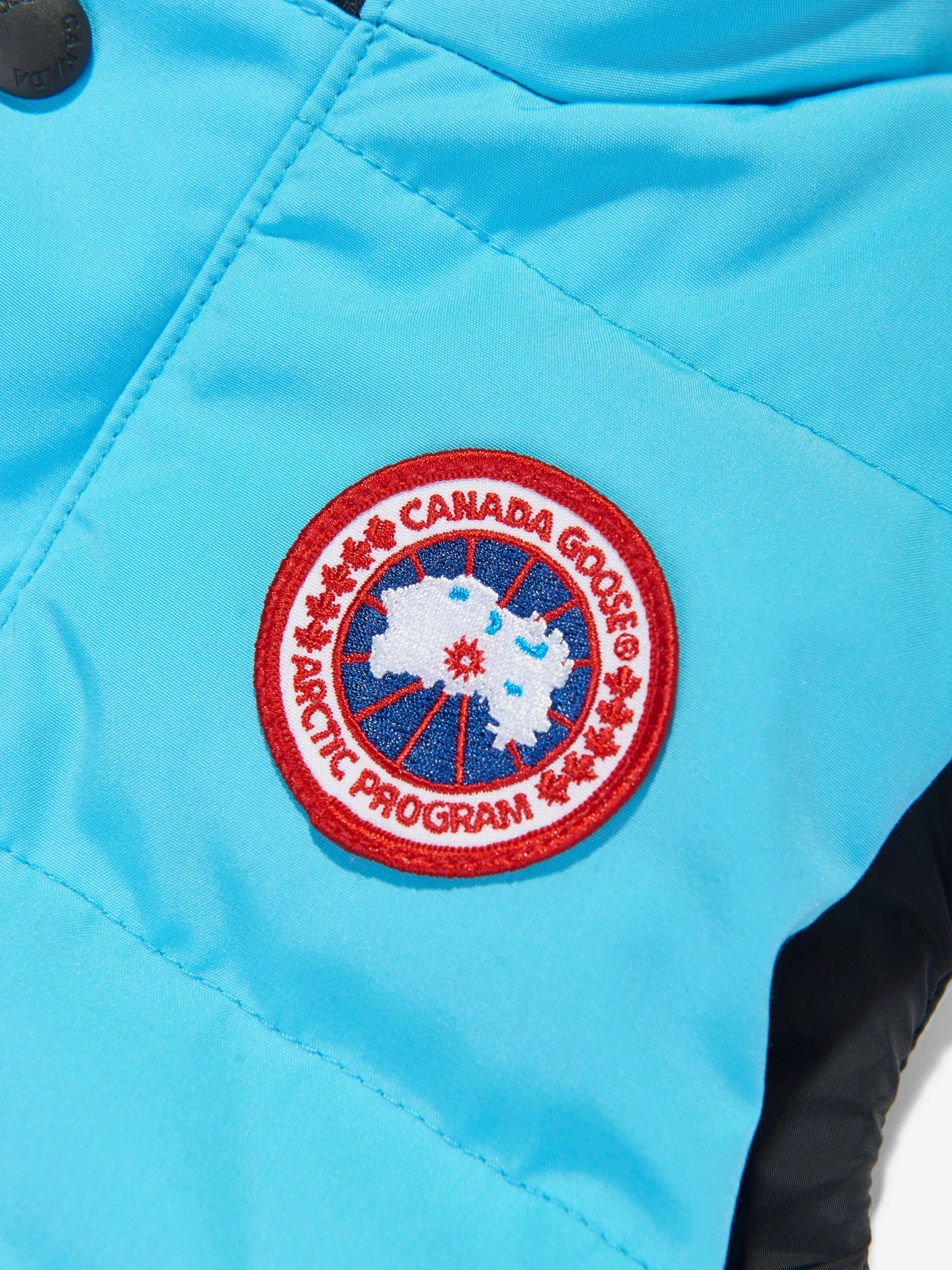 Canada Goose Kids Down Padded Vanier Gilet in Blue