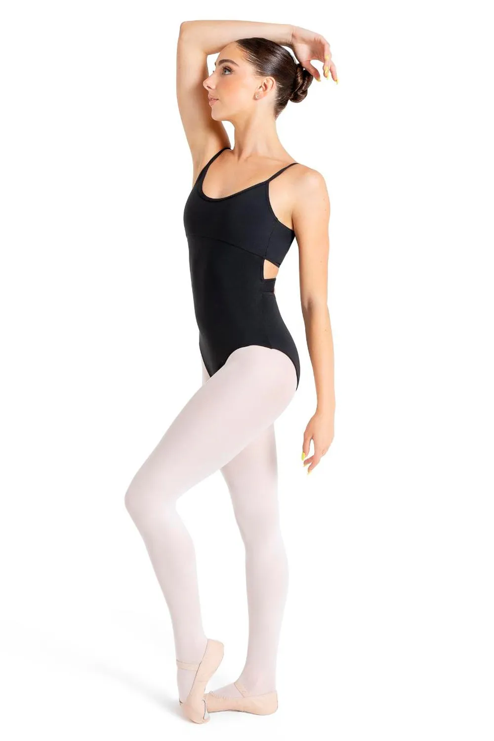 CAPEZIO LADIES MC102 EYE-CATCHING TWIST BACK CAMISOLE LEOTARD