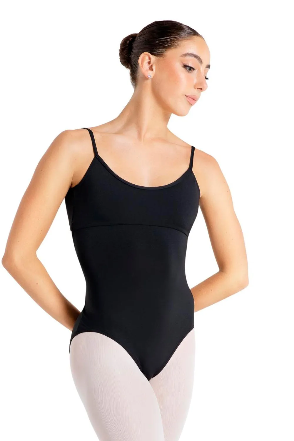 CAPEZIO LADIES MC102 EYE-CATCHING TWIST BACK CAMISOLE LEOTARD