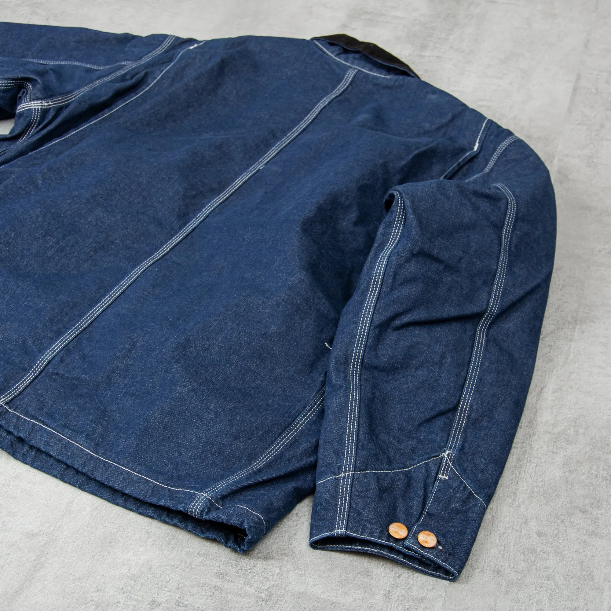 Carhartt WIP OG Chore Coat - Blue / Black One Wash