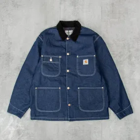 Carhartt WIP OG Chore Coat - Blue / Black One Wash