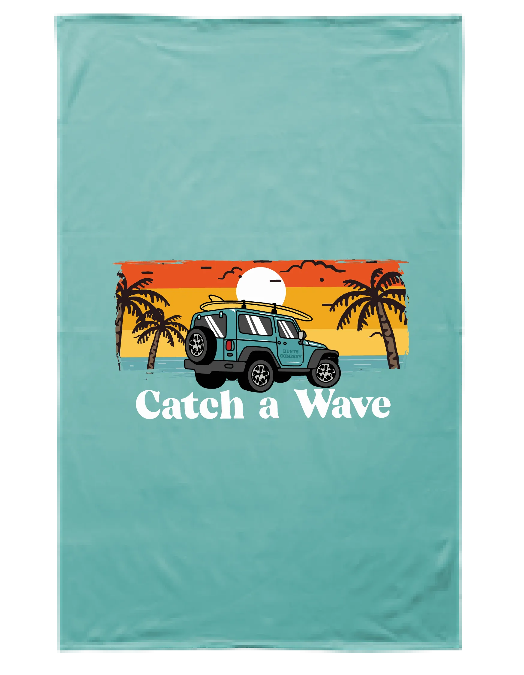 Catch A Wave Fleece Blanket