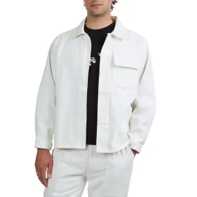 CCS French Cropped Chore Jacket - White