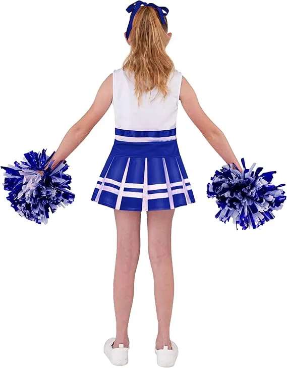 Cheerleader Costume for Girls, Blue