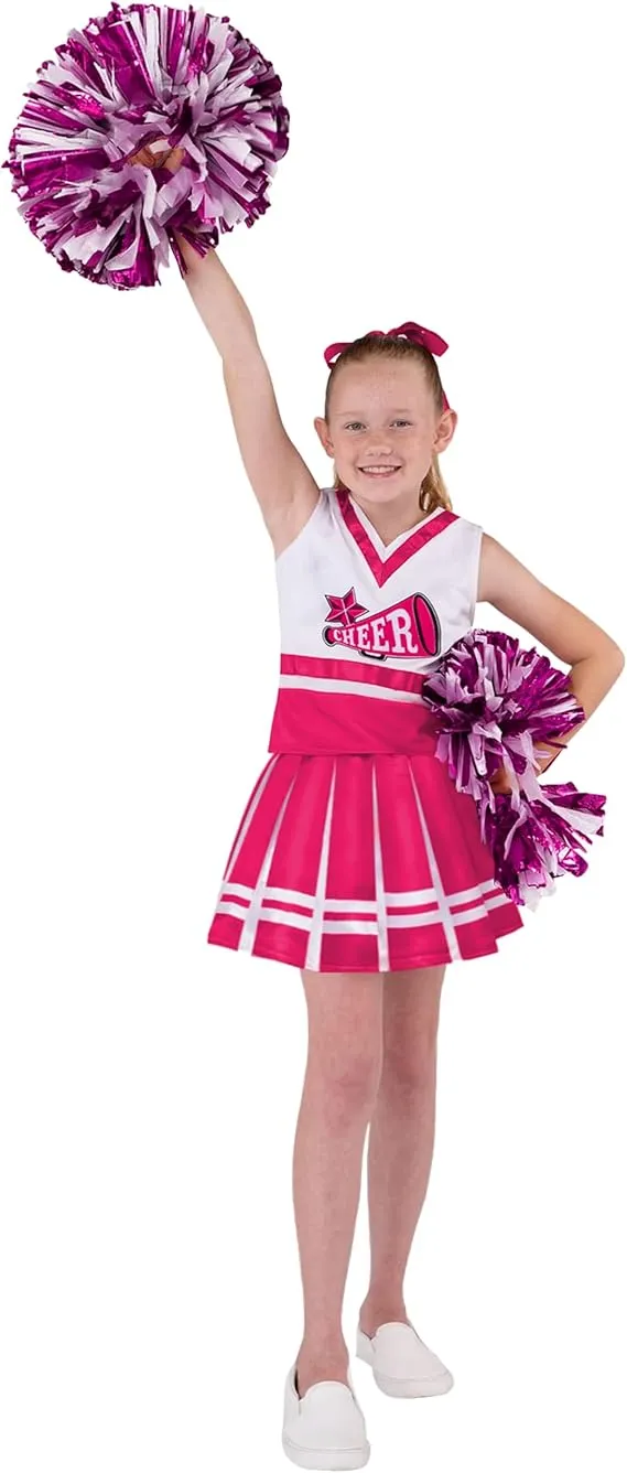 Cheerleader Costume for Girls, Pink