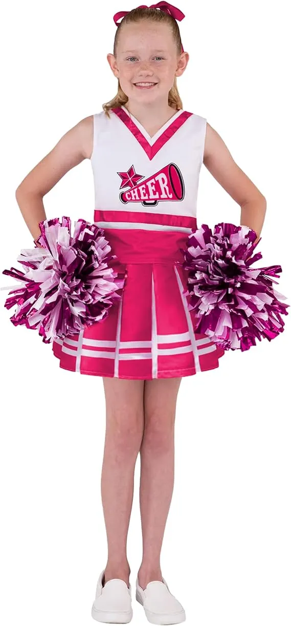 Cheerleader Costume for Girls, Pink