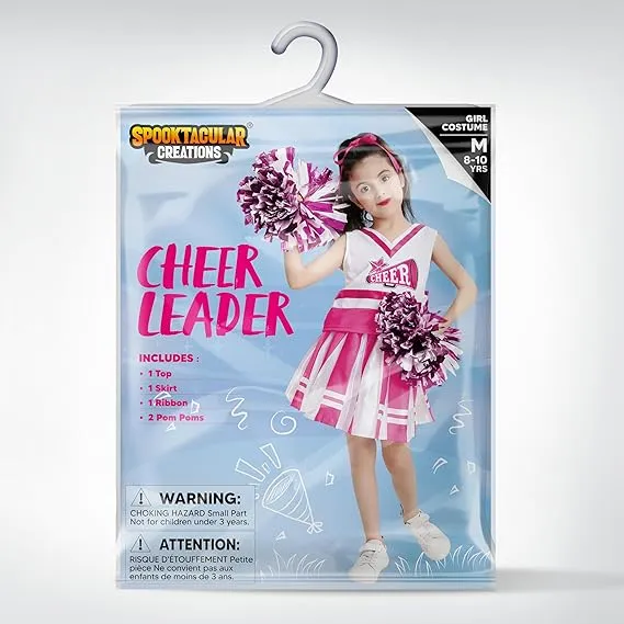 Cheerleader Costume for Girls, Pink