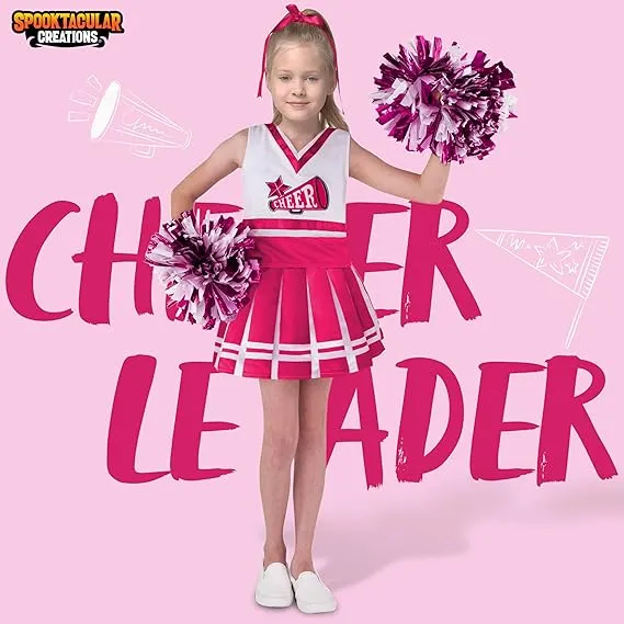 Cheerleader Costume for Girls, Pink