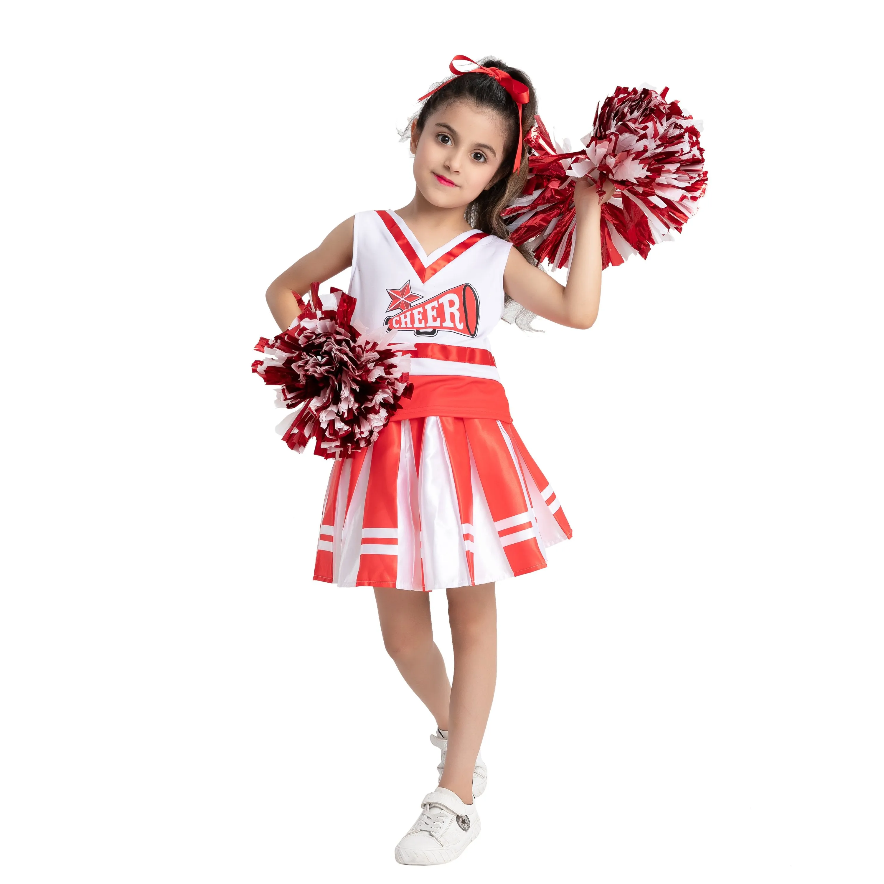 Cheerleading Girl Uniform Outfit for Role Play Cosplay- Child