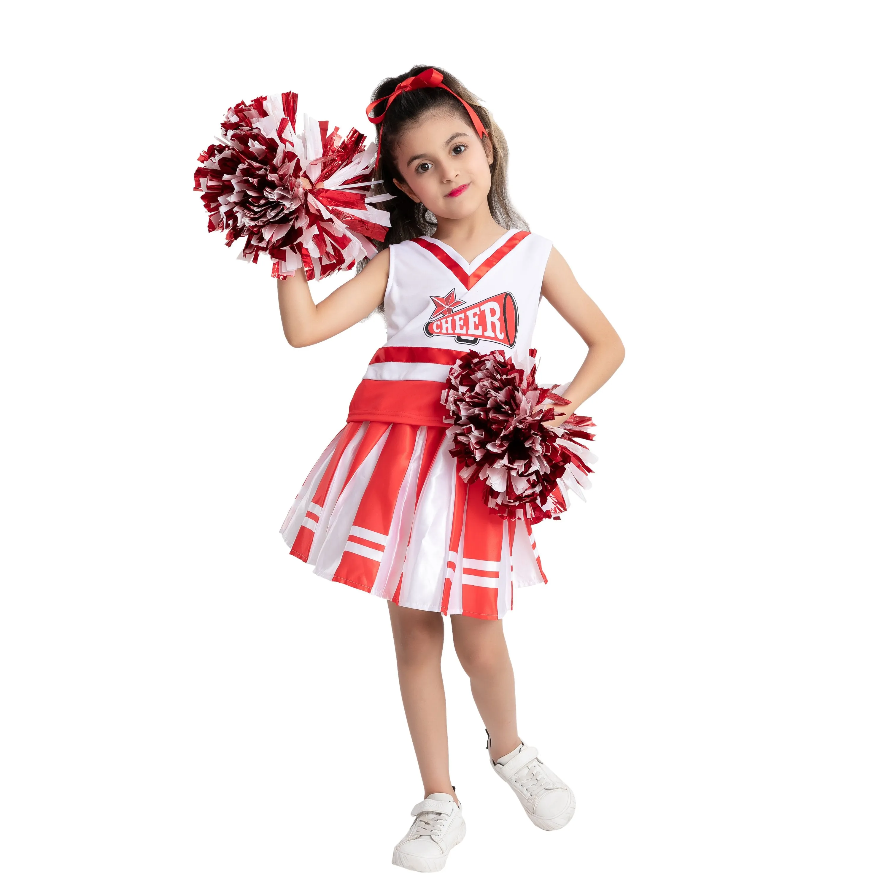 Cheerleading Girl Uniform Outfit for Role Play Cosplay- Child