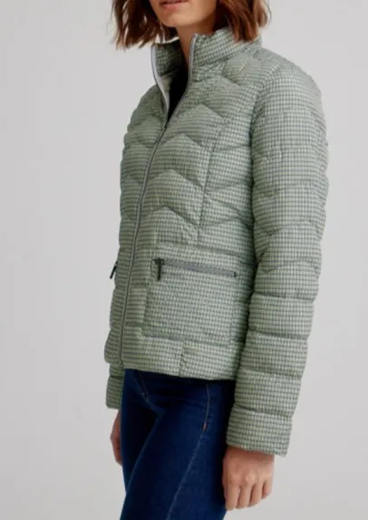 Chevron Puffer Jacket