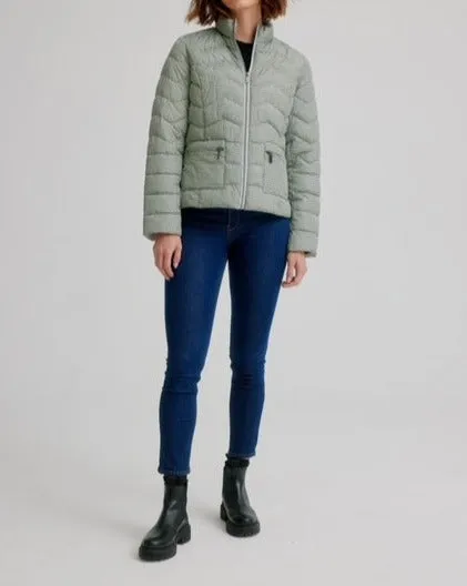 Chevron Puffer Jacket