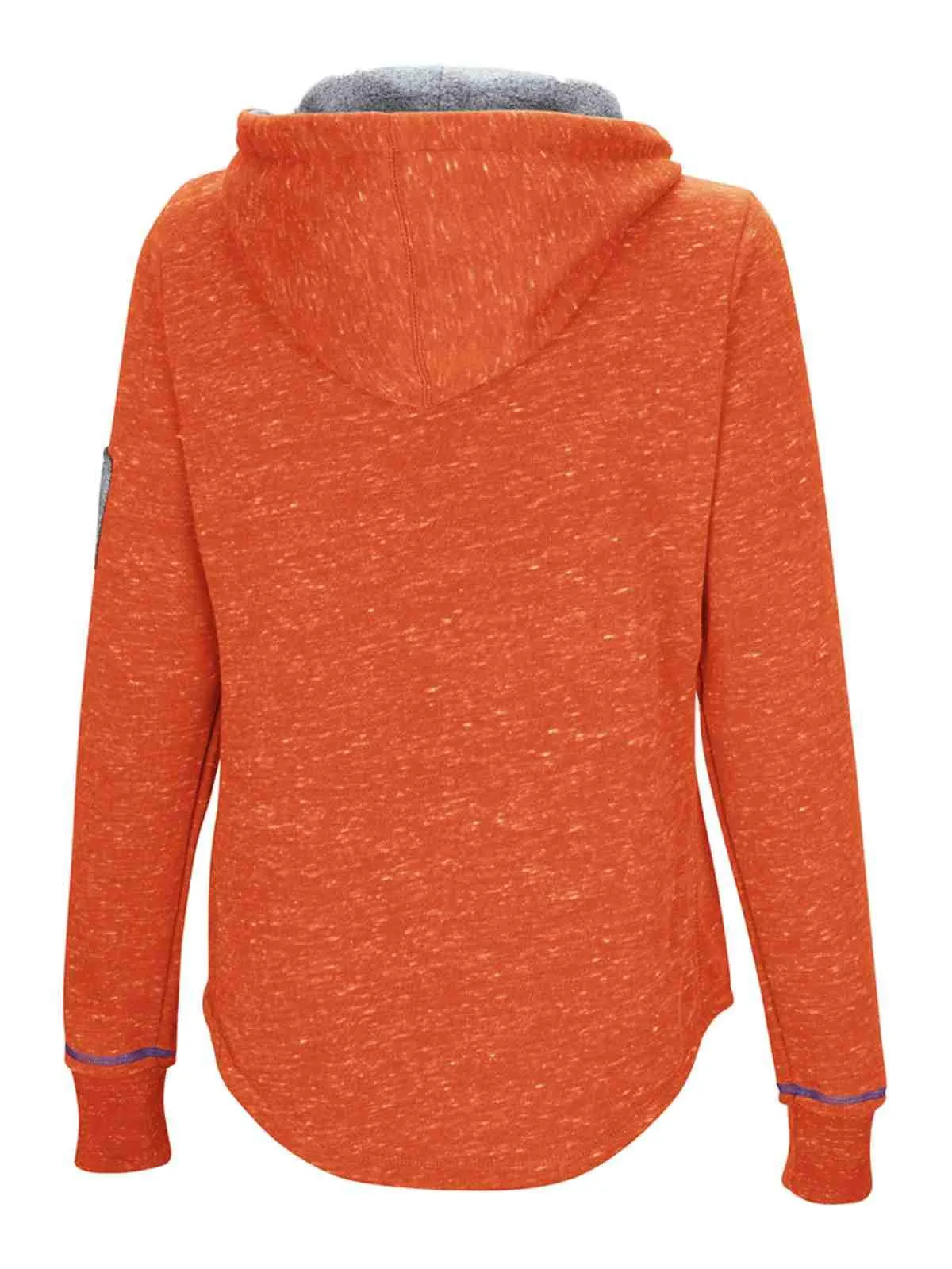 Clemson Tigers WOMEN'S Orange Ultra Soft Double Fleece Hoodie Sweatshirt