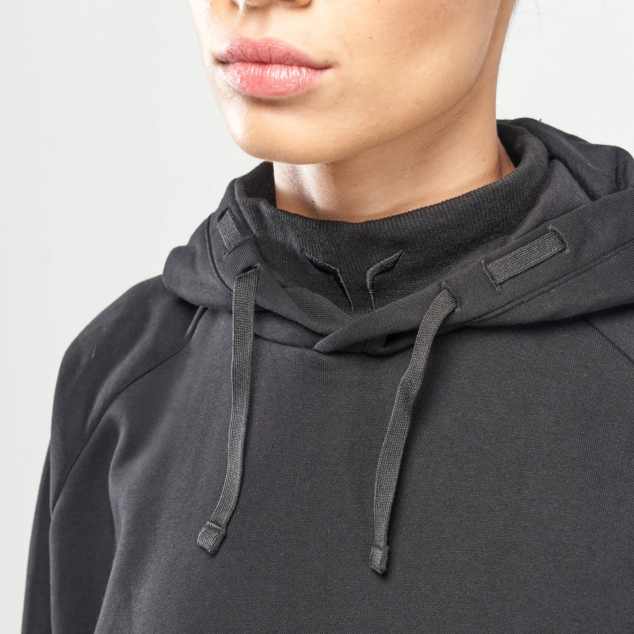 Code Batwing Hoodie - Black