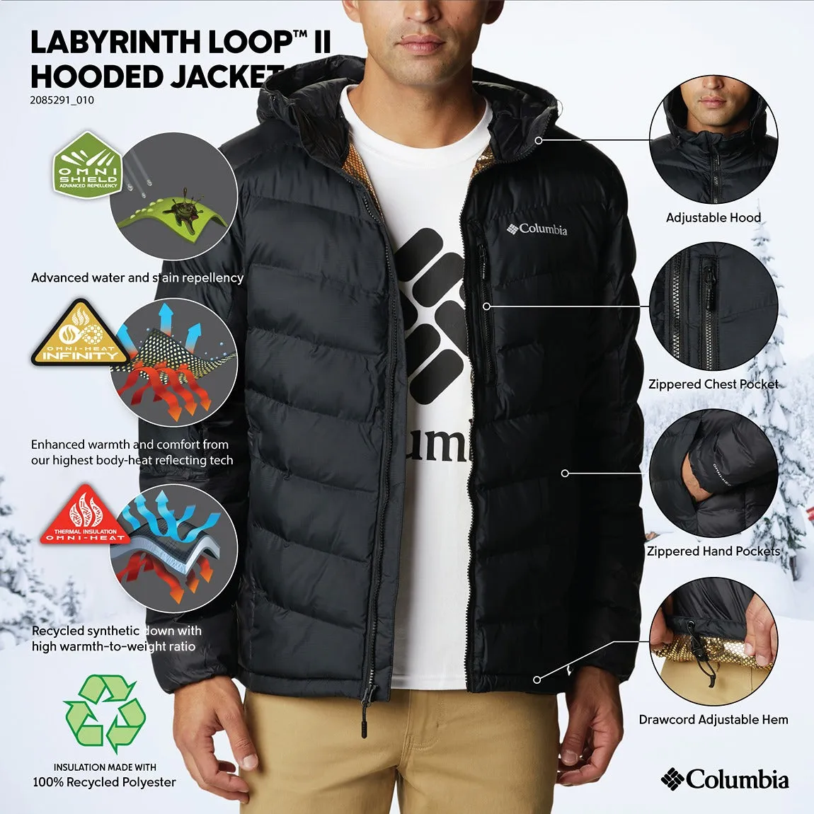 Columbia Labyrinth Loop™ II Hooded Jacket - Men