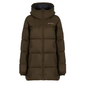 Columbia Womens Puffect Hooded Mid Puffer Jacket Olive Green