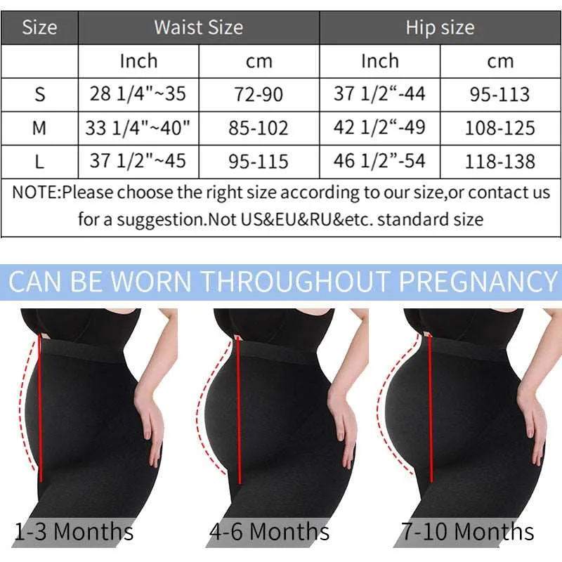 Comfortable Maternity Leggings with Belly Support