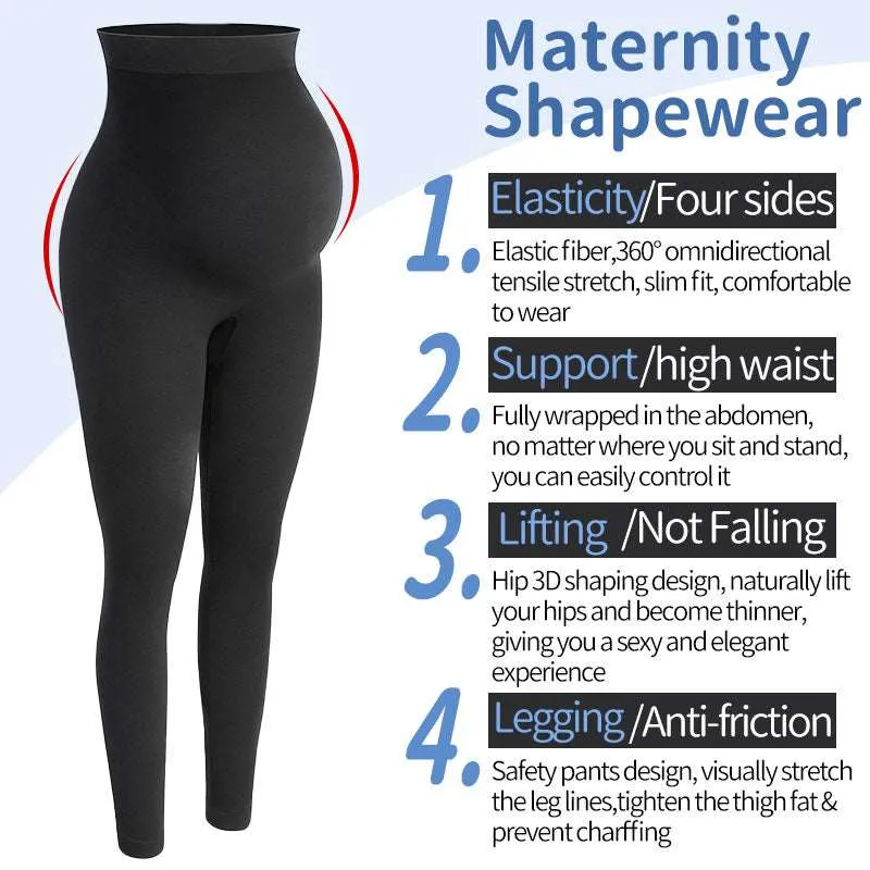 Comfortable Maternity Leggings with Belly Support