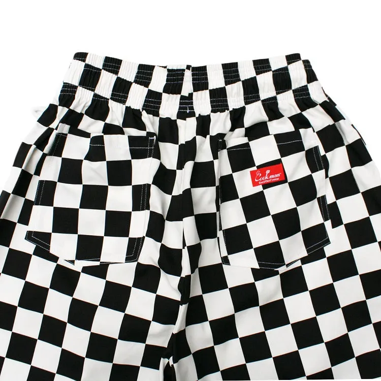 Cookman Chef Short Pants - Checker : Black