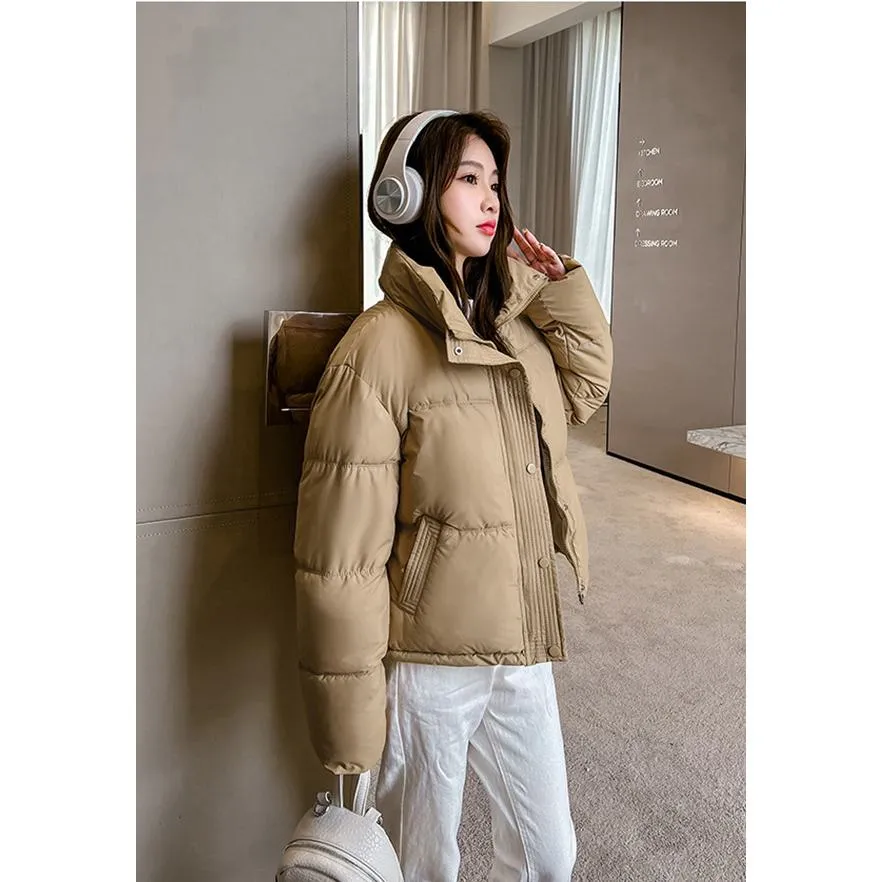 Cropped Simplicity Puffer Jacket