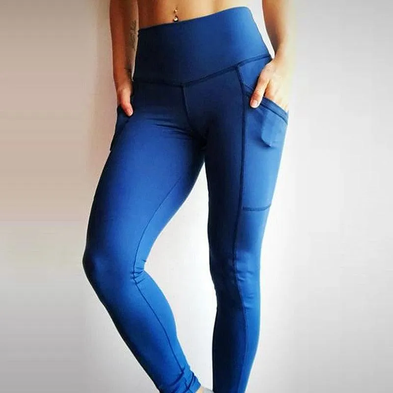 Cute Trending Push Up Fitness Leggings - Women High Waist Workout With Pockets -Fitness Clothing (TBL)