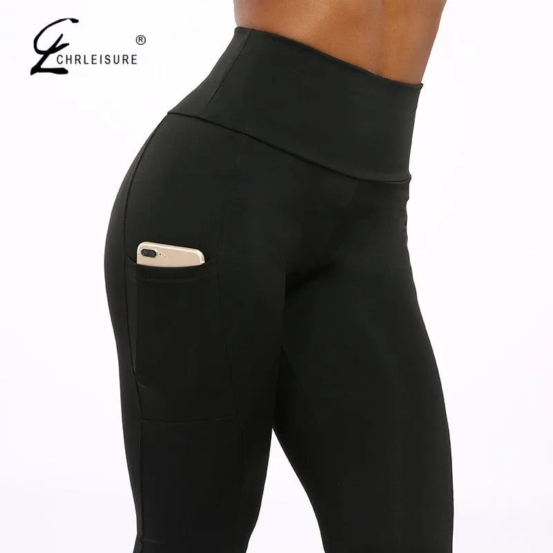 Cute Trending Push Up Fitness Leggings - Women High Waist Workout With Pockets -Fitness Clothing (TBL)