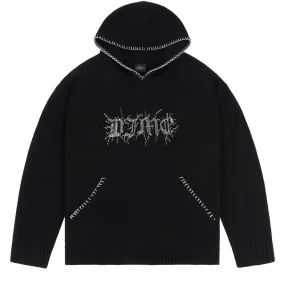 Dime MTL Hardcore Wool Hoodie Black